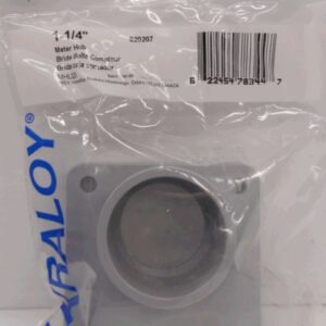 PVC METER HUB 1 1/4-IN