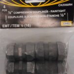 COMPRESSION COUPLINGS 1/2-IN