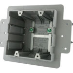 ELECTRICAL BOX FOR ICF 2 GANG GREY