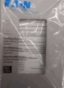 SCREWLESS WALLPLATE 1-GANG SILVER