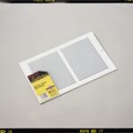 PLASTIC SIDEWALL GRILLE 18X6 WHITE