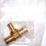 PEX BRASS TEE 3/4 X 3/4 X 1/2-IN