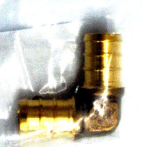 PEX BRASS ELBOW 90 DEGREE 1/2 25PK