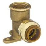PUSH-FIT ELBOW 90 DEG DROP-EAR 1/2