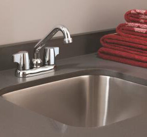 LAUNDRY FAUCET MANOR 2 HANDLE