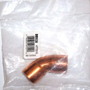 COPPER ELBOW 45 DEGREE 1/2-IN