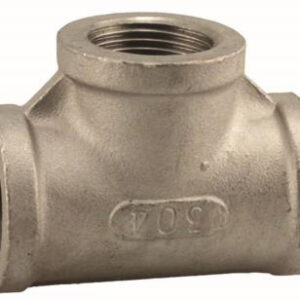 STAINLESS STEEL TEE 3/4-IN