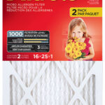 FURNACE FILTER MPR 1000 16X25IN 2PK