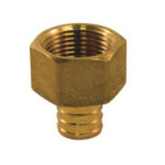 PEX BRASS ADAPTER BARB X FIP 3/4-IN