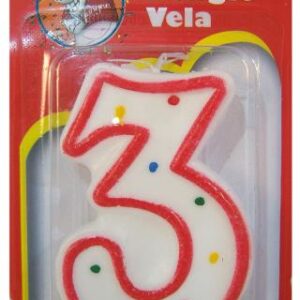 WAX BIRTHDAY CANDLE #3