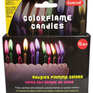 COLORFLAME BIRTHDAY CANDLES