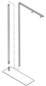PALLET SIGN HOLDER TELESCOPIC