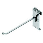 GRIDWALL HOOKS BLACK 6-IN