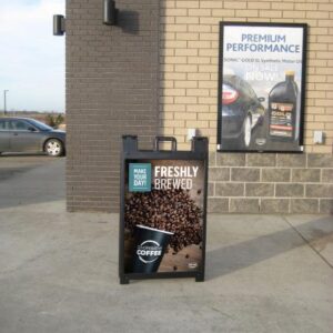 SIGNICADE DELUXE A-FRAME SIGN BLACK