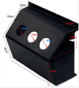 LAVATORY FAUCET DISPLAY POD BLACK