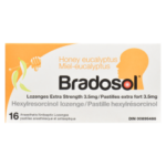 BRADOSOL LOZENGES ANTISEP HONEY EUC