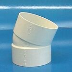 PVC ELBOW 22-1/2 DEGREE 4-IN