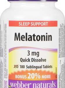 WEBR MELATONIN 3MG +30EA  BONUS
