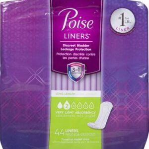 POISE VERY LT  LONG LINER  44 S