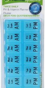 PHARMASYSTEMS PILL BOX TWICE DAILY