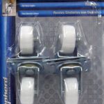 SWIVEL CASTER PLASTIC WHITE 1 1/4IN