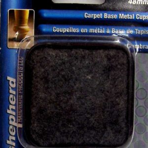 FURNITURE CUP METAL /CARPET 1-7/8IN