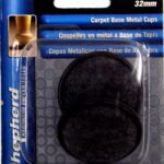 FURNITURE CUP METAL /CARPET 1-1/4IN