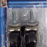 THREADED STEM CASTER 2-IN 2 PACK