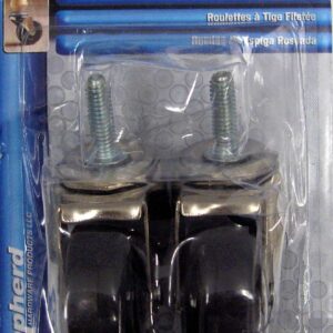 THREADED STEM CASTER 2-IN 2 PACK