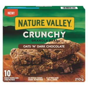 Nature Valley Crunchy Granola Bars Oats'N' Dark Chocolate