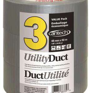 DUCT TAPE UTILITY 48-MM X 50-M 3 PK