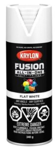 SPRAY PAINT FLAT WHITE 340-GR
