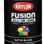 SPRAY PAINT SATIN BLACK 340-GR