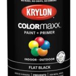 SPRAY PAINT FLAT BLACK 340-GR
