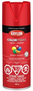 SPRAY PAINT GLOSS BANNER RED 340-GR