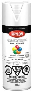 SPRAY PAINT GLOSS WHITE 340-GR