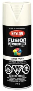 SPRAY PAINT GLOSS IVORY 340-GR