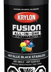 SPRAY PAINT METALIC BLACK 340-GR