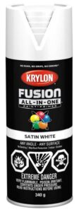 SPRAY PAINT SATIN WHITE 340-GR