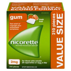 NICORETTE 2 MG 210S FRESH FRUIT
