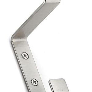 SINGLE TWO ARM HOOK NICKEL 2 7/8-IN