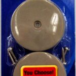 ADDRESS PLAQUE KIT 4-IN BLACK/WHITE