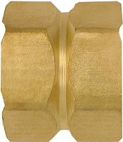 DUAL FEMALE HOSE CONNECTOR 3/4X1/2