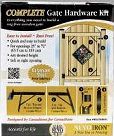 GATE KIT HEAVY DUTY BLACK