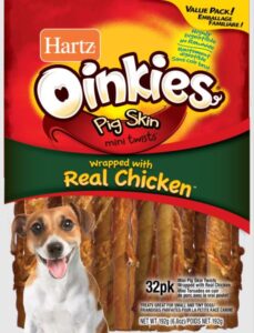 OINKIES PIG SKIN TWIST CHICKEN 32PK