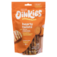 OINKIES TWIST DOG TREATS 20 PC