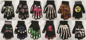HALLOWEEN GLOVE ONE SIZE ASSORTED