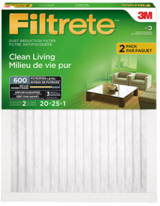 FURNACE FILTER MPR 600 20X25-IN 2PK