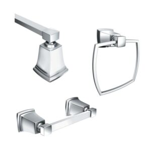 BATH KIT BOARDWALK CHROME 3-PC