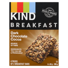 KIND BKFST BARS DK CHOC   GF
